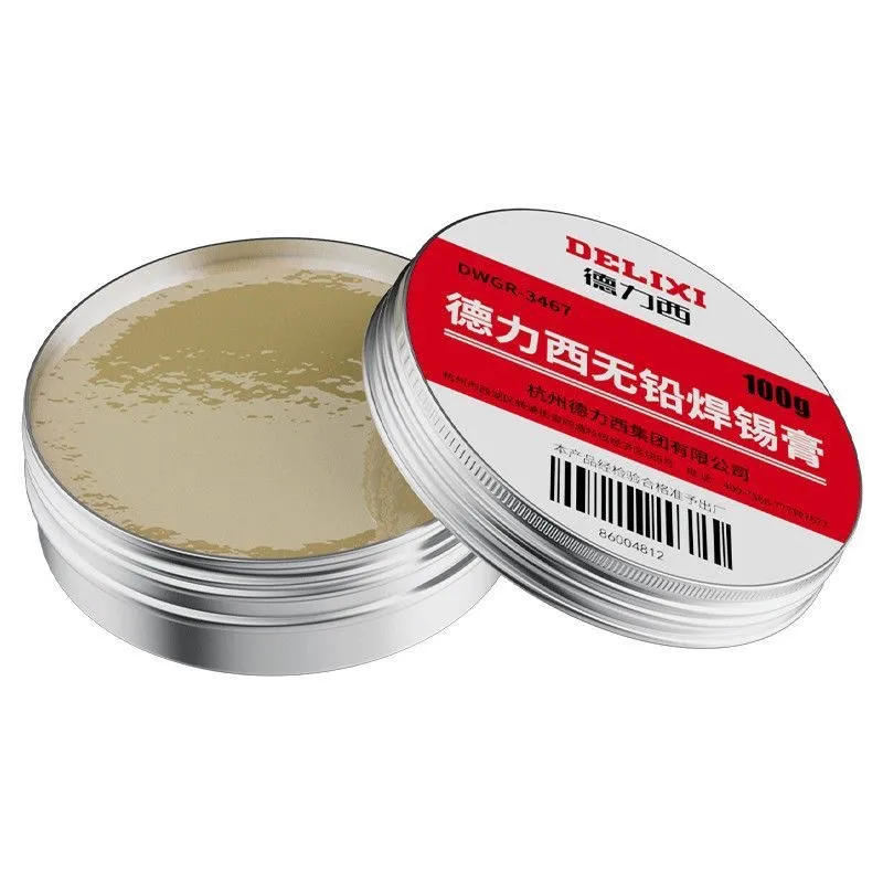 Rosin Soldering Flux Paste – No-Clean Flux for Electronics Soldering, Lead-Free Solder Paste for PCB Circuit Board Repair, BGA Rework & DIY Welding
